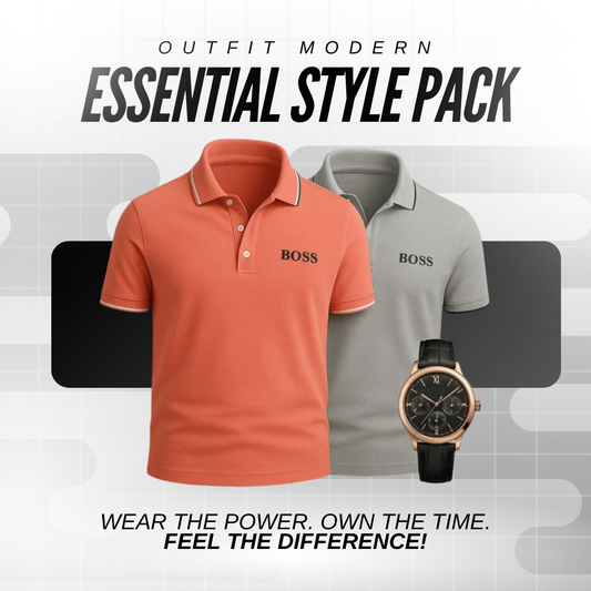 Essential Style Pack – Polo Duo & Wristwatch